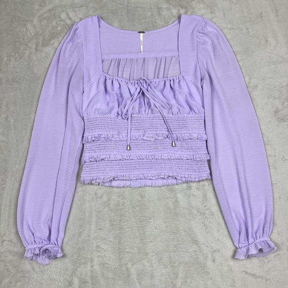 Free People Lolita‎ Top Purple Women's XS - Picture 1 of 7